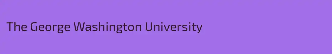 The George Washington University